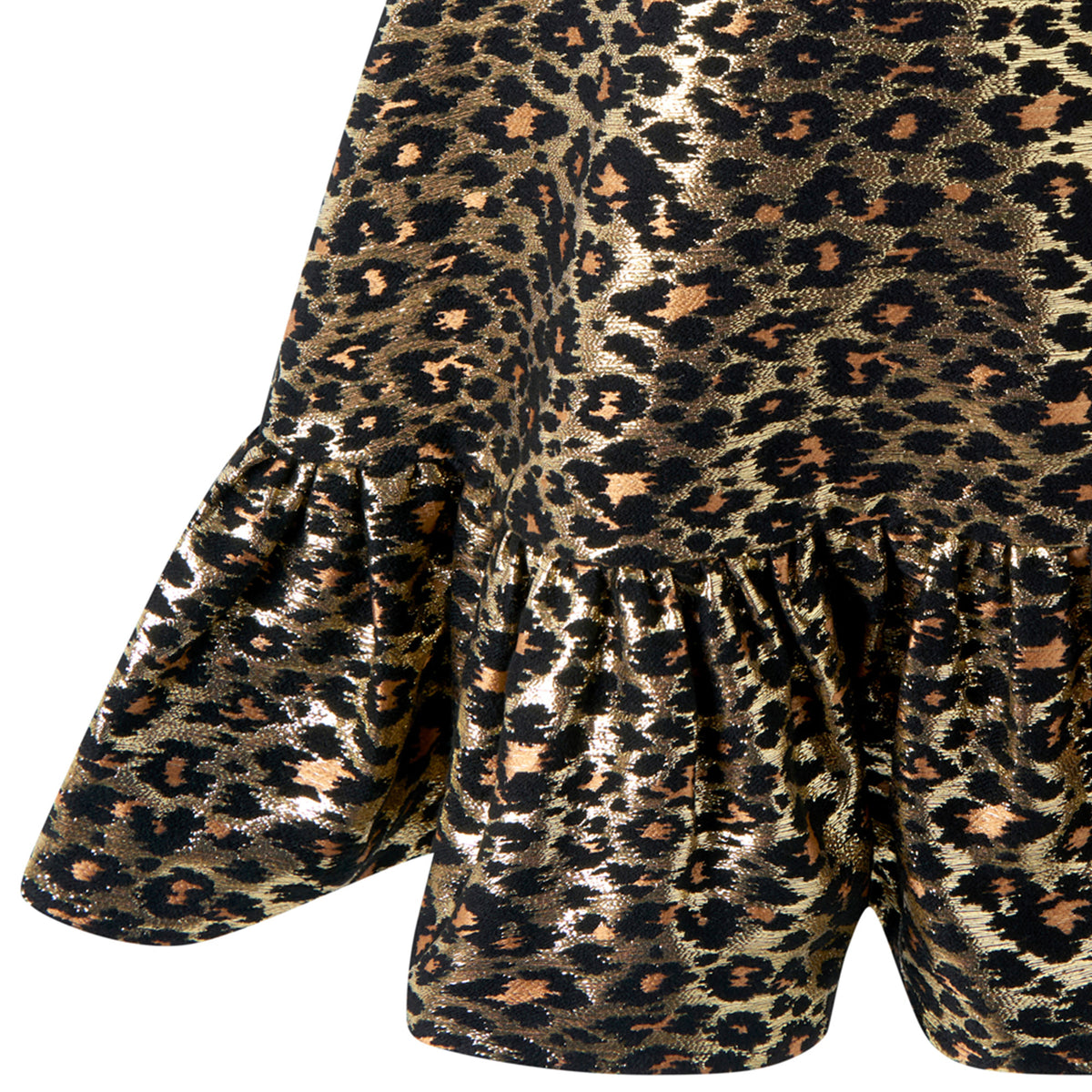 Leopard Damask Party Dress