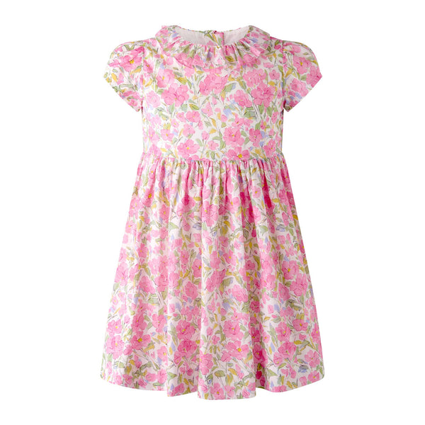 Floral Frill Collar Dress