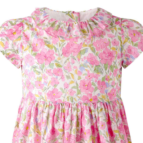 Floral Frill Collar Dress