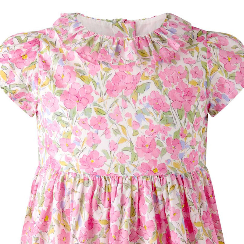 Floral Frill Collar Dress