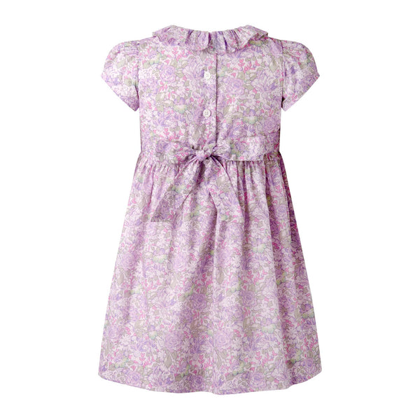 Hydrangea Frill Collar Dress