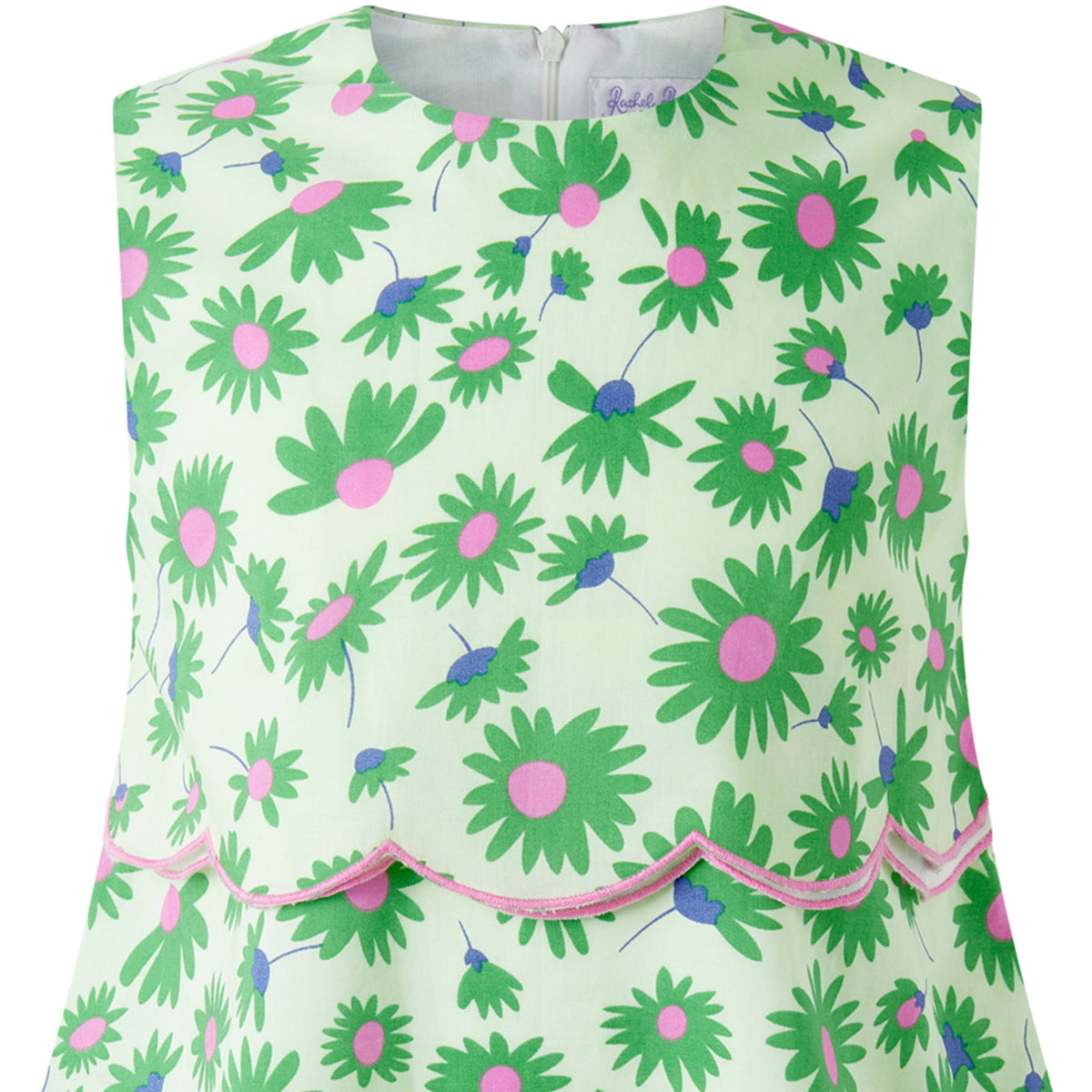 Green Floral Shift Dress