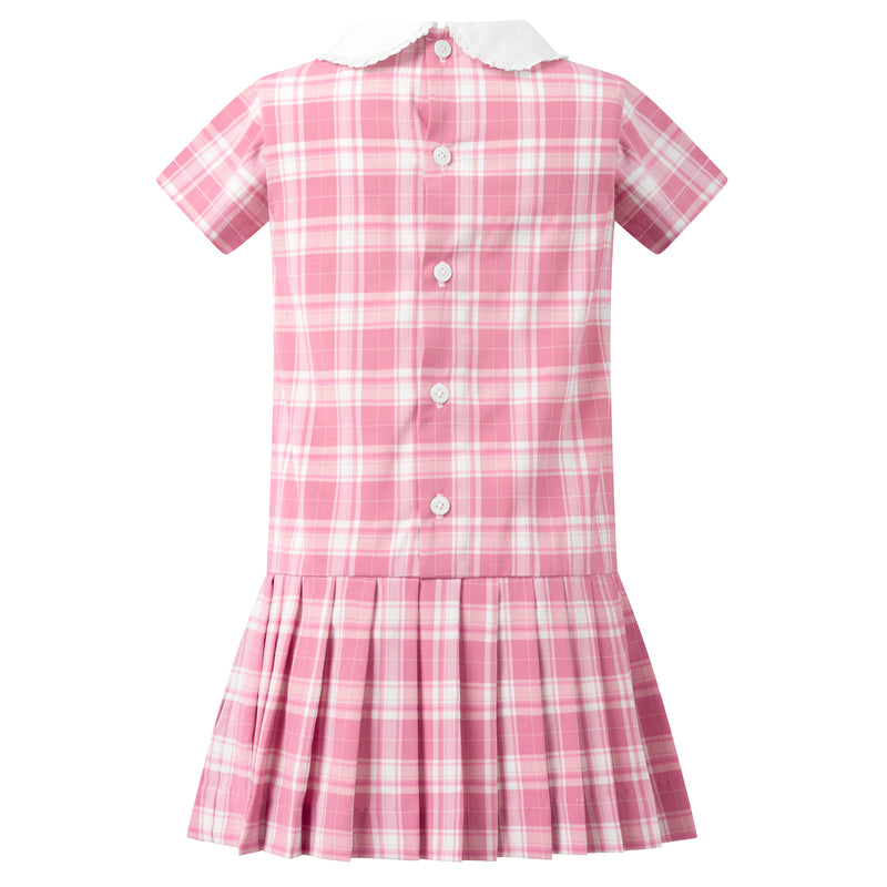 Check Pleated Dress