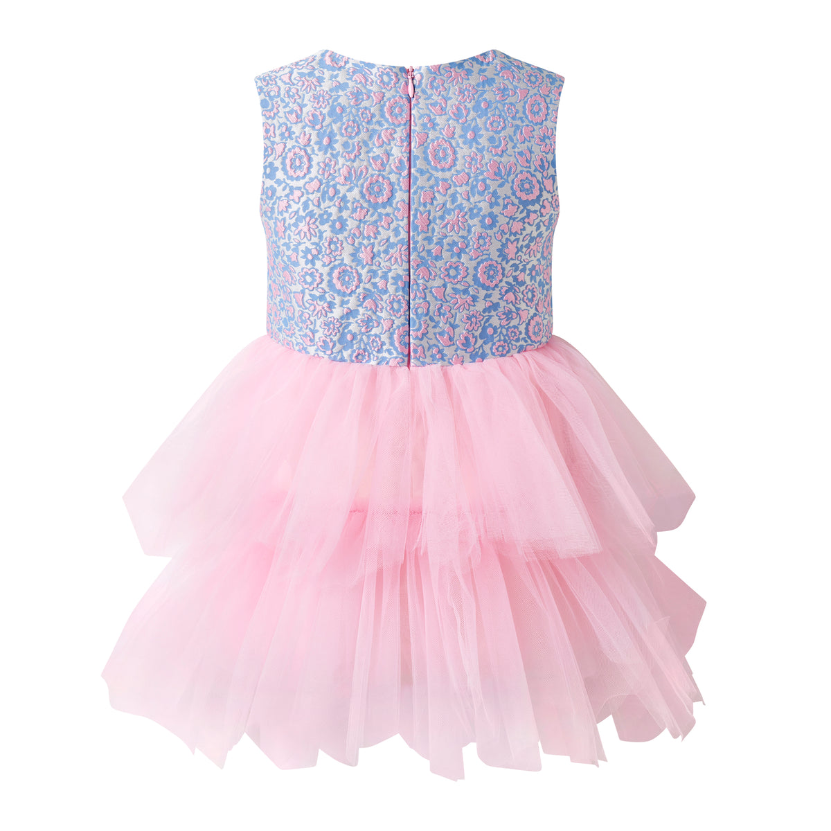 Floral Damask Tulle Dress