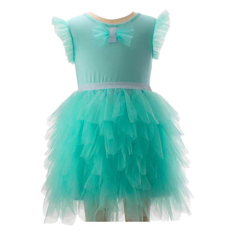 Mint Sparkle Ribbon Tutu Dress