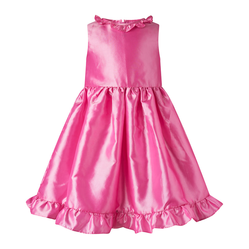 Taffeta Frill Collar Party Dress