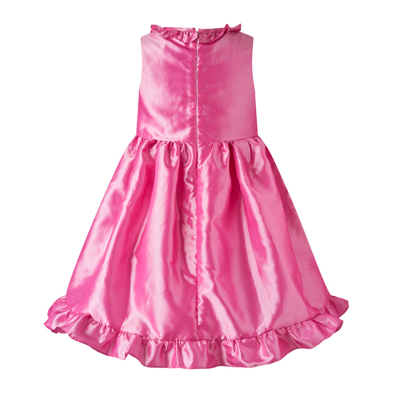 Taffeta Frill Collar Party Dress