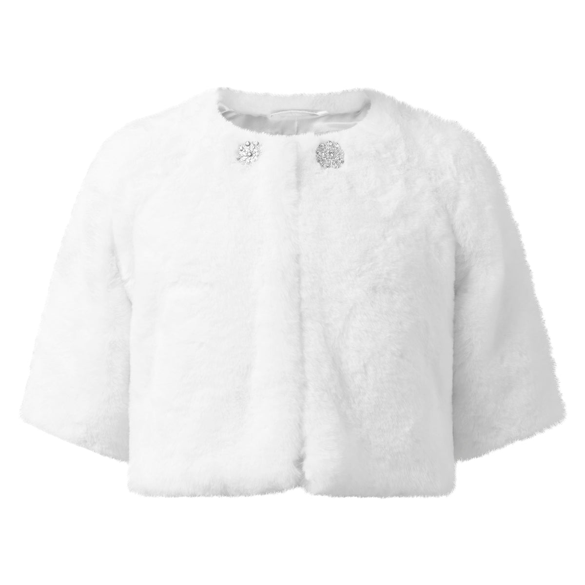 Diamond Faux Fur Jacket