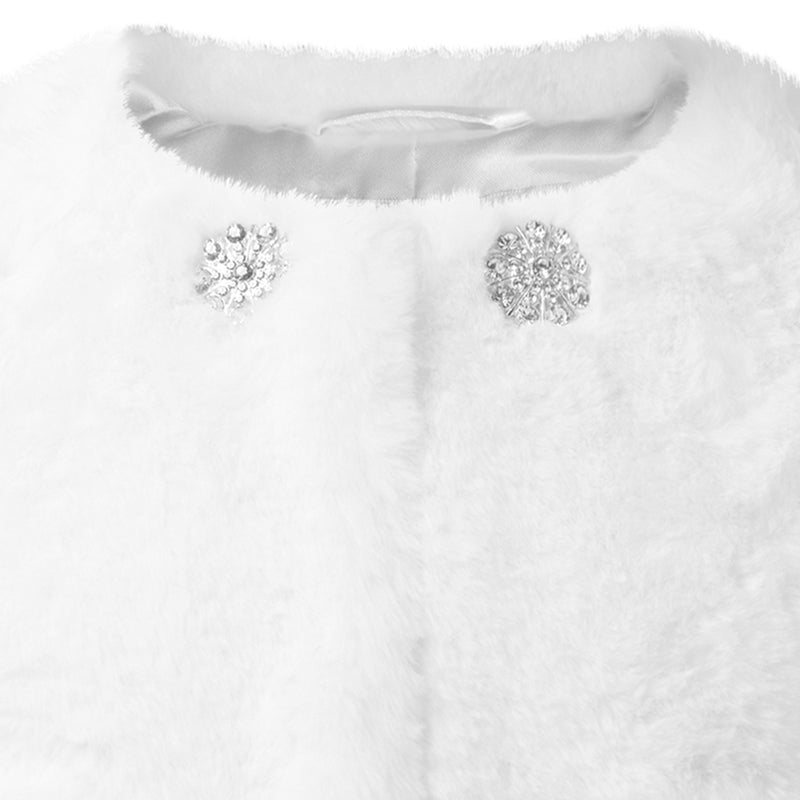 Diamond Faux Fur Jacket
