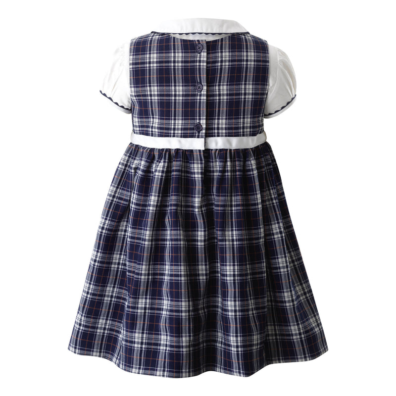 Check Pinafore Set