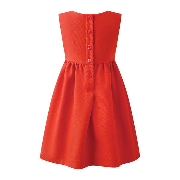 Flower Detail Pinafore Dress