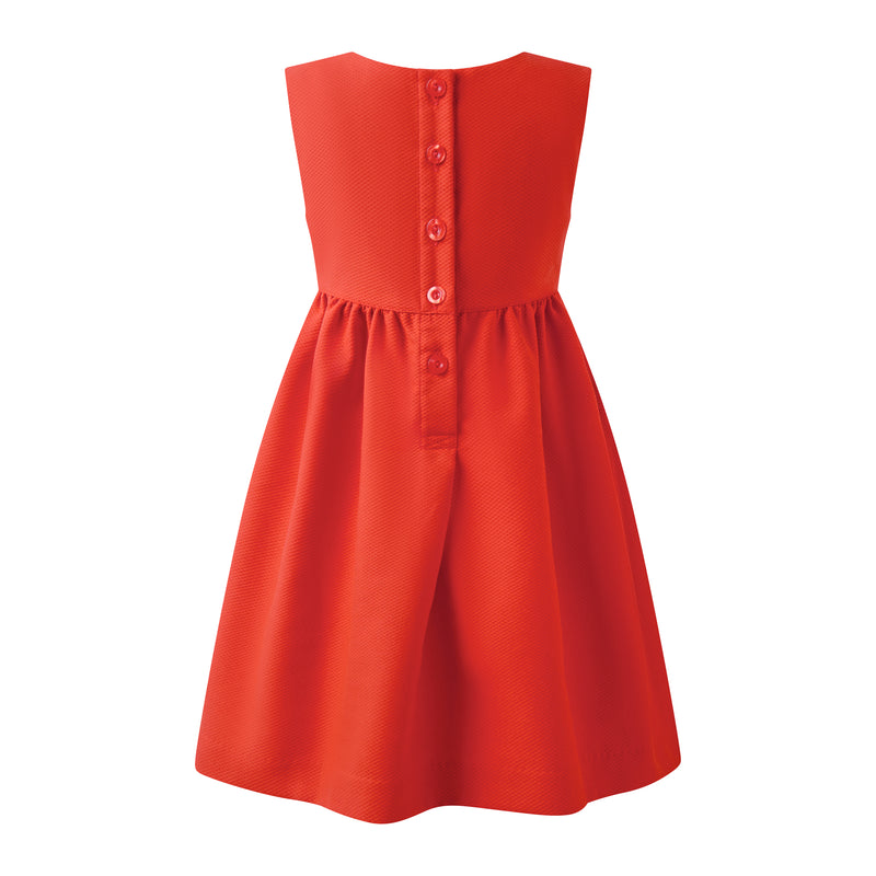 Flower Detail Pinafore Dress