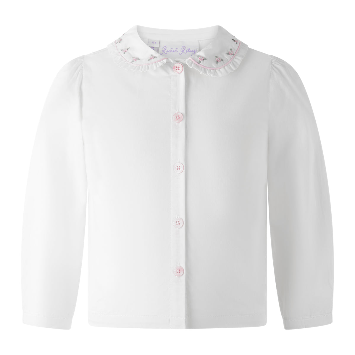 Rose Smocked Babycord Pinafore & Blouse Set