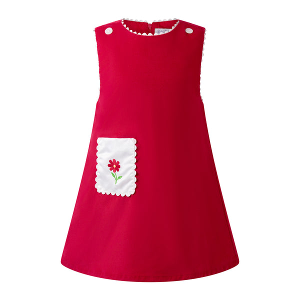 Flower Pocket Pinafore