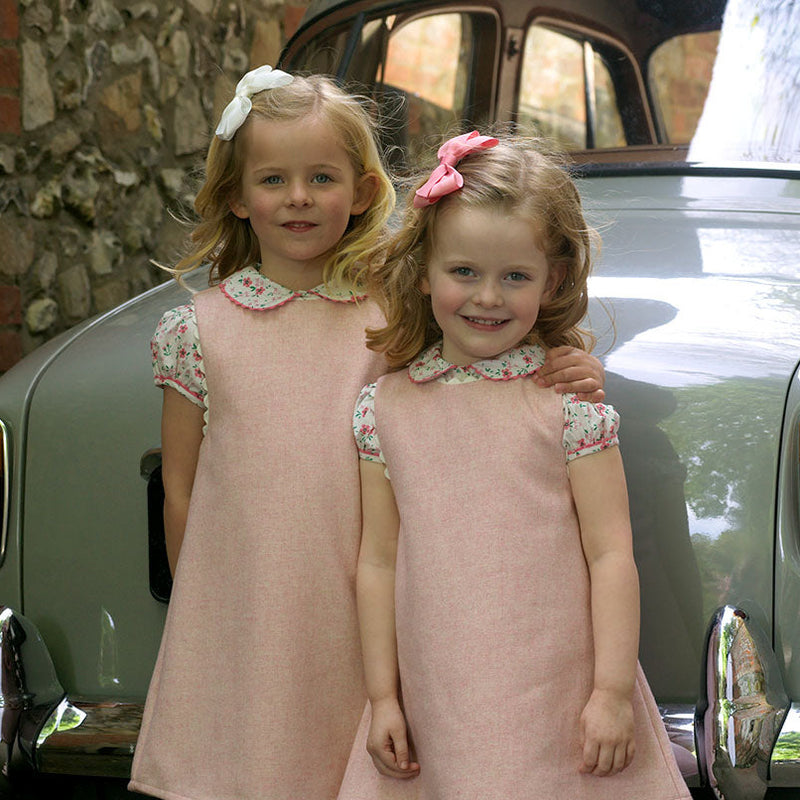 Pink Grosgrain Ribbon Hairbow