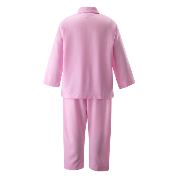 Ivory Trim Long Pyjamas