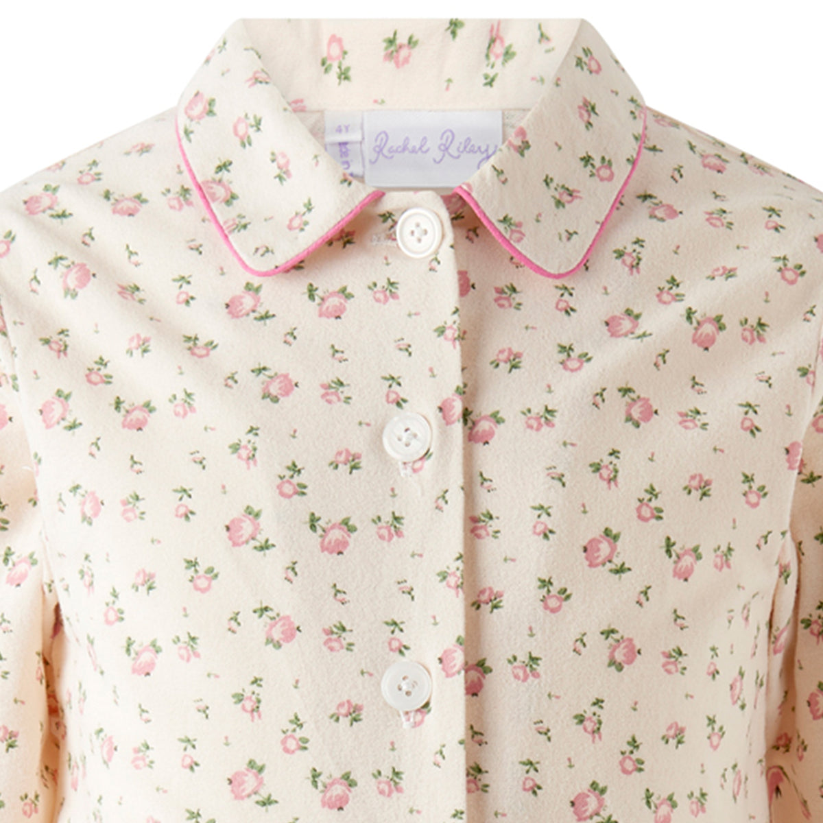 Rosebud Flannel Classic Pyjamas