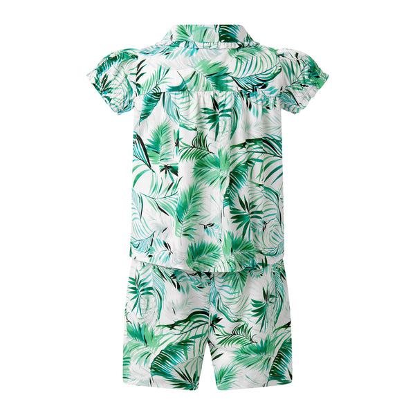 Palm Tree Babydoll Short Pyjamas