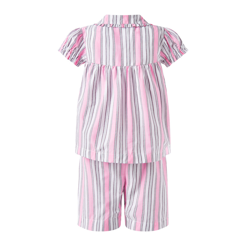 Stripe Babydoll Pyjamas, Pink