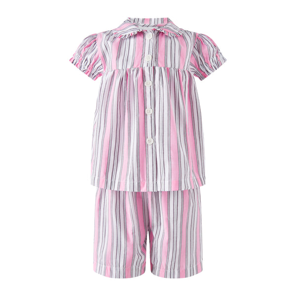 Stripe Babydoll Pyjamas, Pink