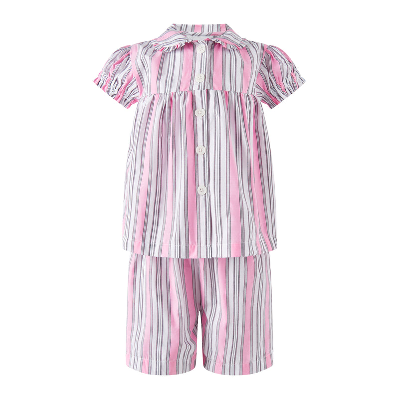 Stripe Babydoll Pyjamas, Pink
