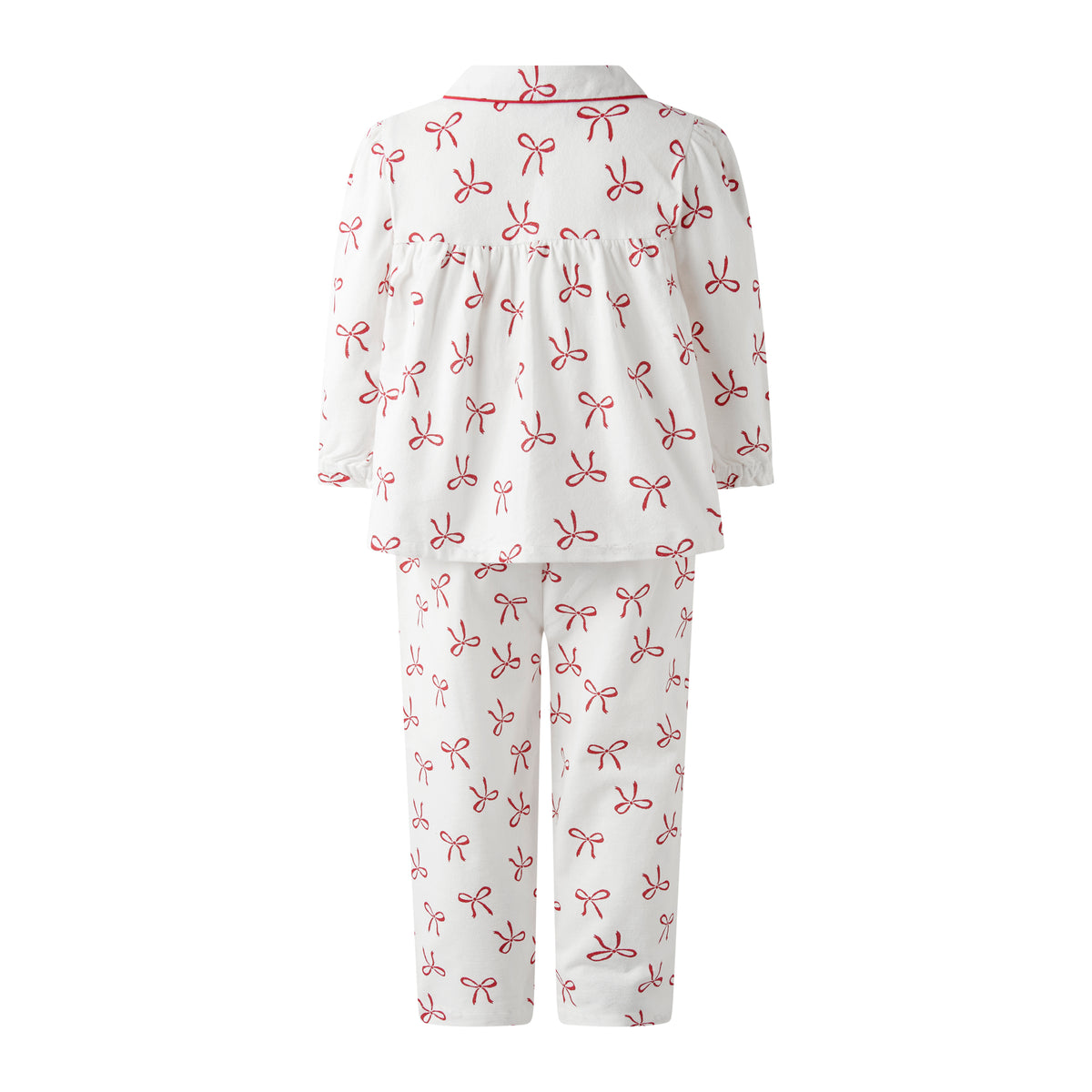 Bow Flannel Babydoll Pyjamas
