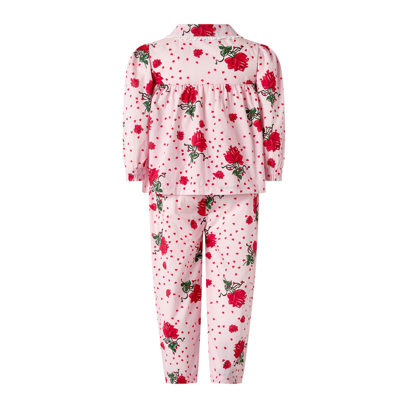 Rose Heart Babydoll Pyjamas
