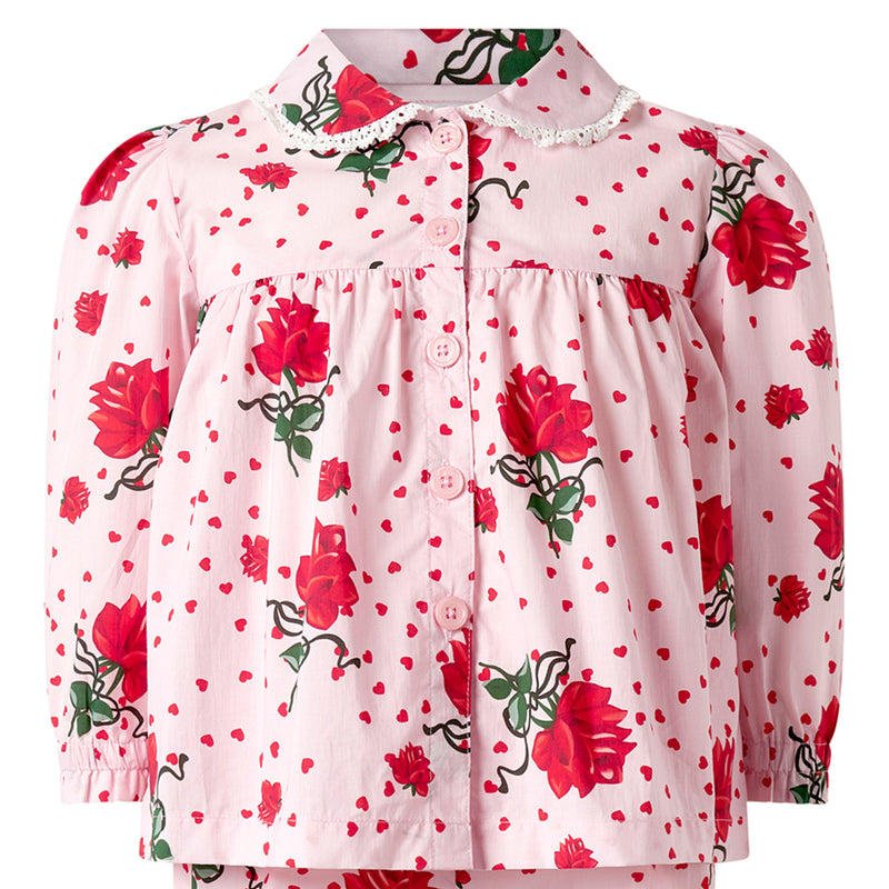 Rose Heart Babydoll Pyjamas
