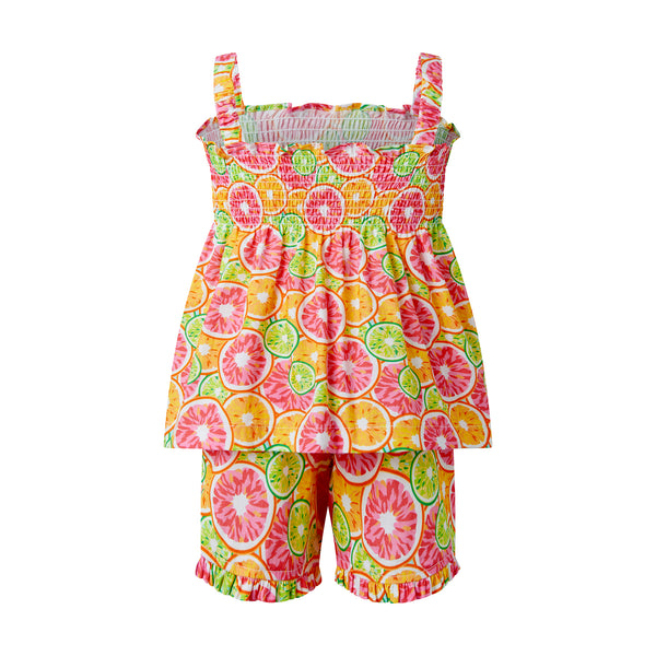 Orange Ruched Pyjamas