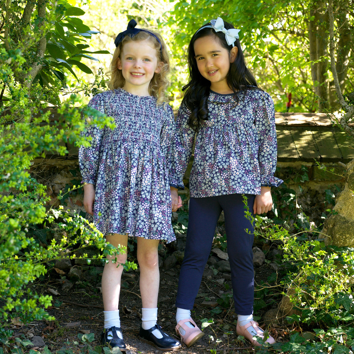 Wild Floral Blouse & Leggings Set