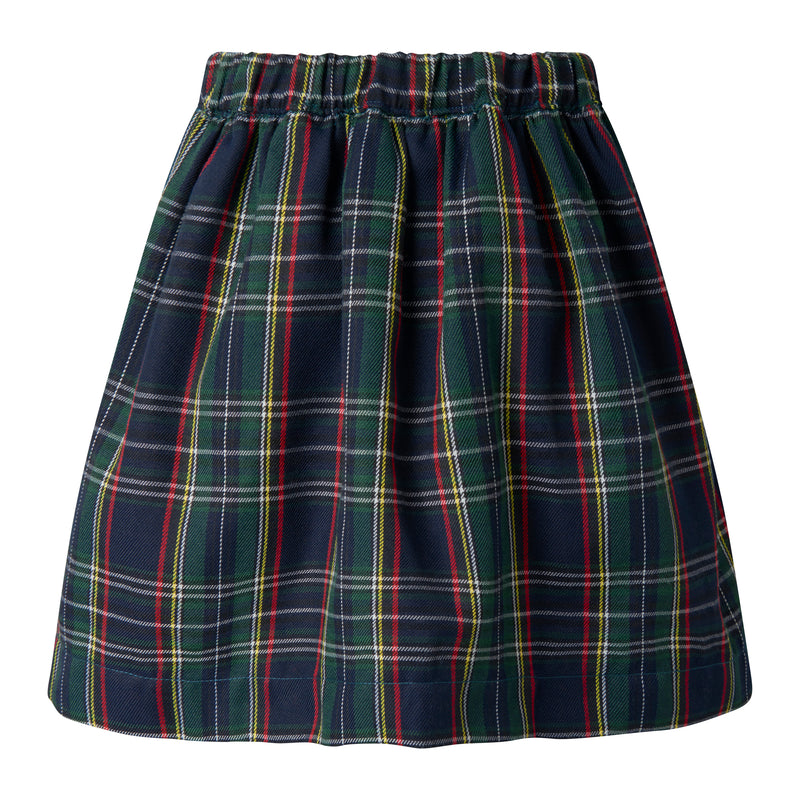 Check Skirt & Blouse Set