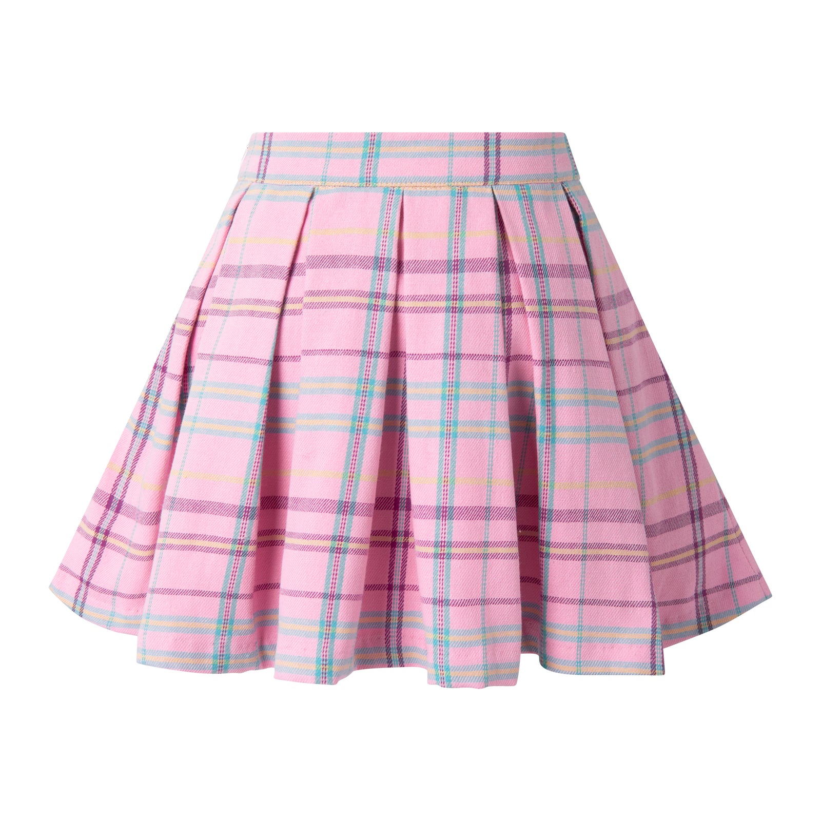 Pink Check Pleated Skirt | Rachel Riley UK | Heritage Clothing