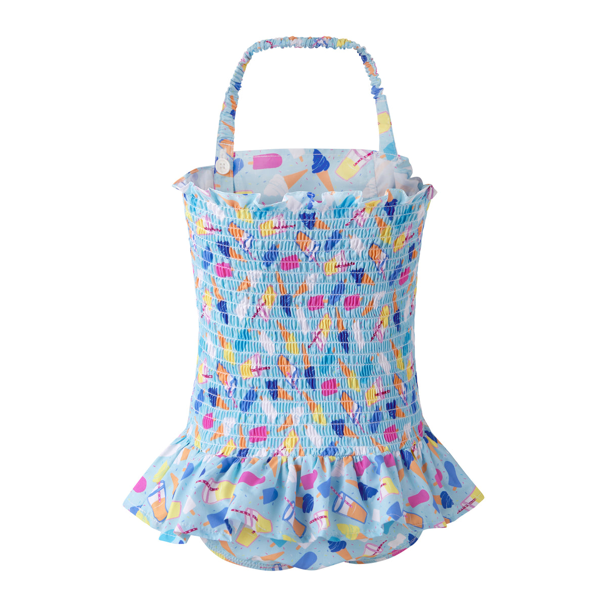 Ice Cream Ruched Swimsuit