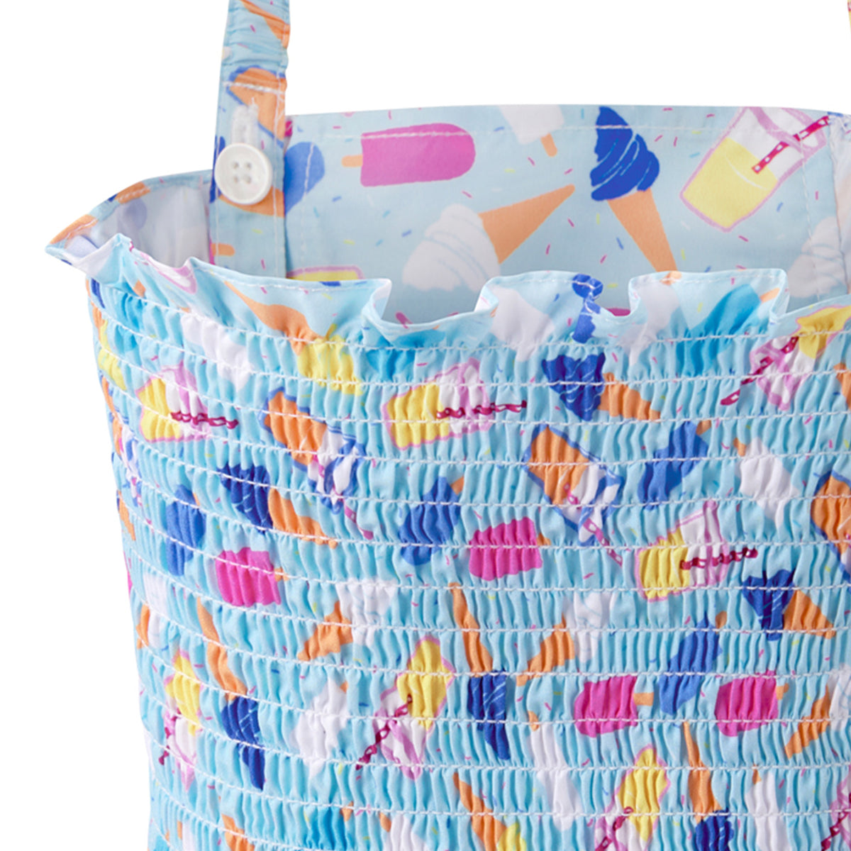 Ice Cream Ruched Swimsuit