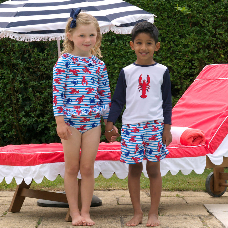 Lobster Rash Guard Set