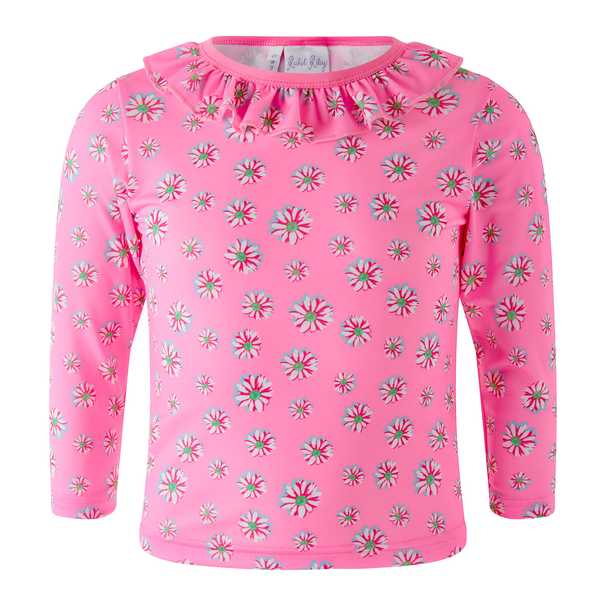 Pink Daisy Rashguard Set