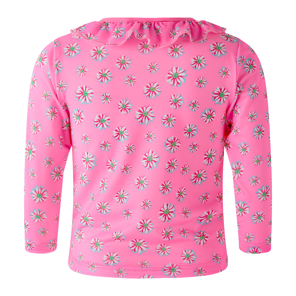 Pink Daisy Rashguard Set