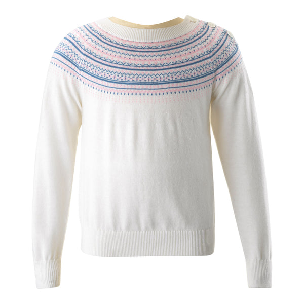 Ivory Fairisle Sweater
