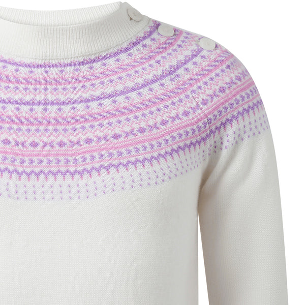 Fairisle Sweater, Ivory