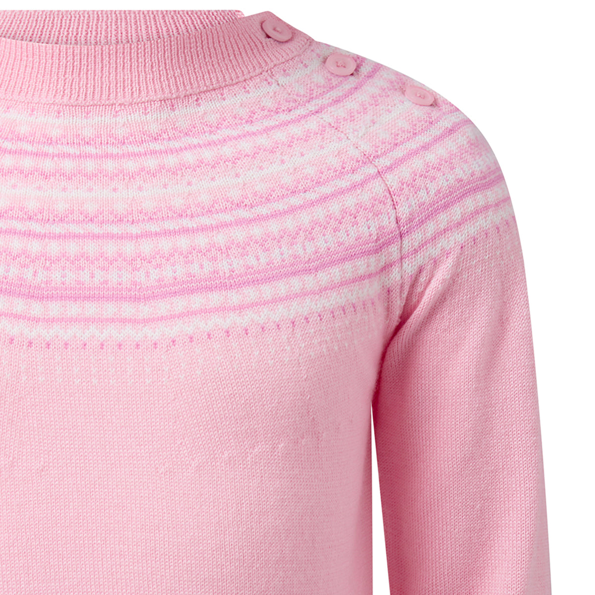 Fairisle Sweater, Pink