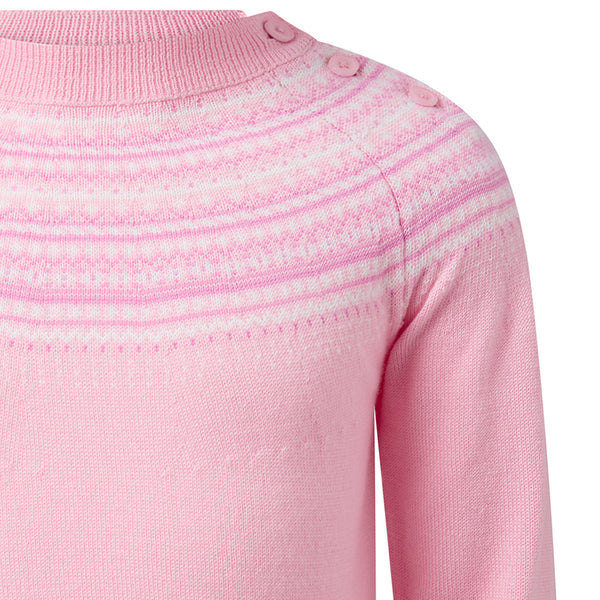 Fairisle Sweater, Pink