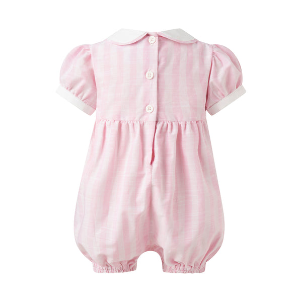 Pink Stripe Babysuit