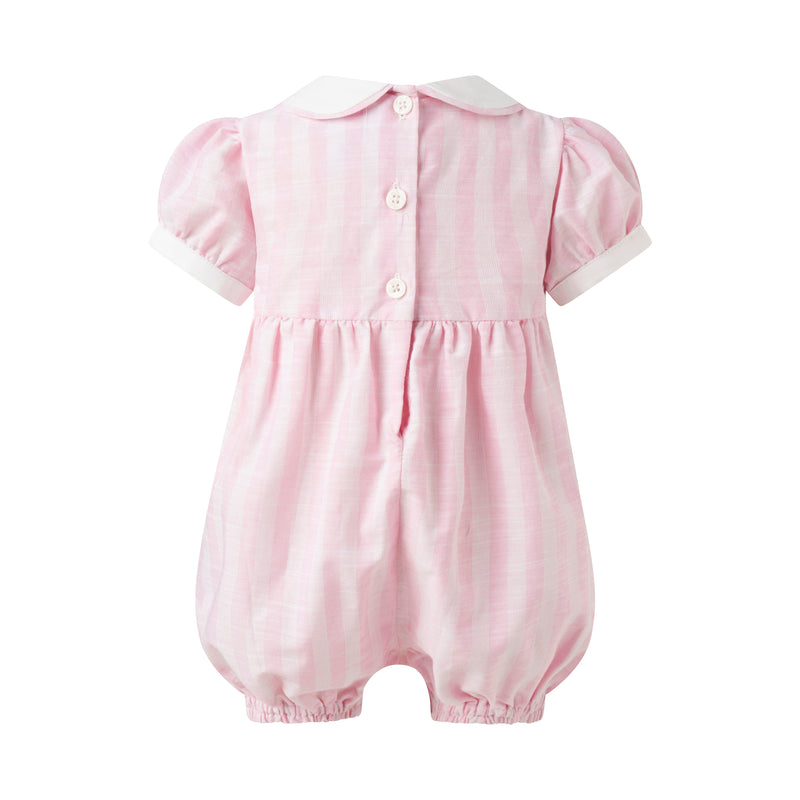 Pink Stripe Babysuit