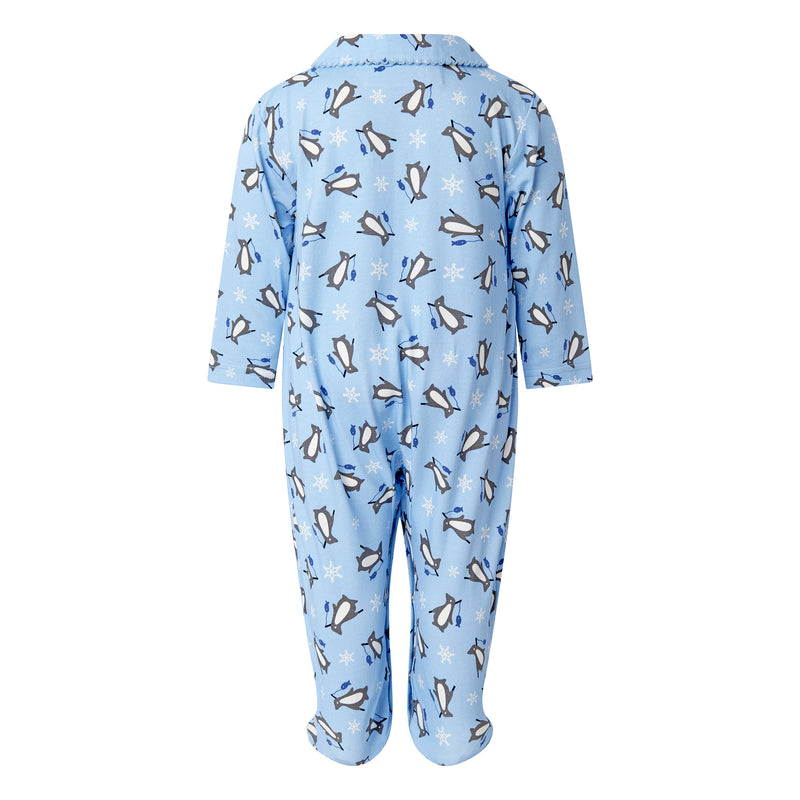 Blue Penguin Babygro