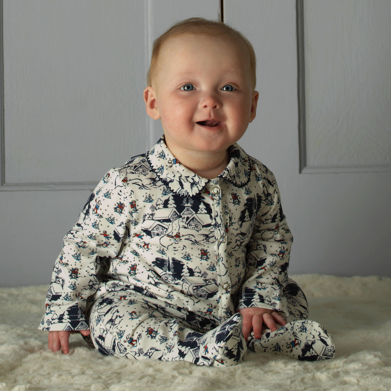 Ivory Chalet Babygro