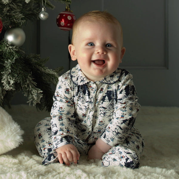 Ivory Chalet Babygro