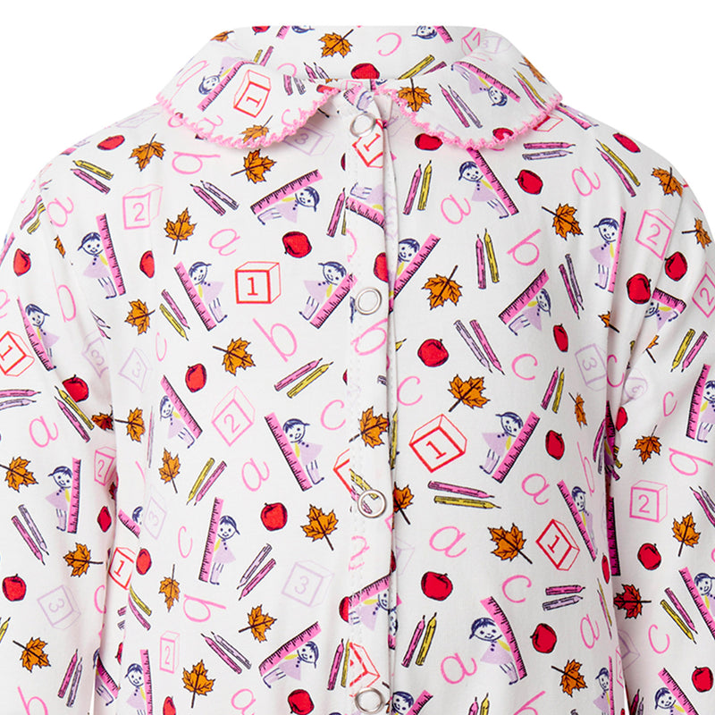 Pink ABC Babygro