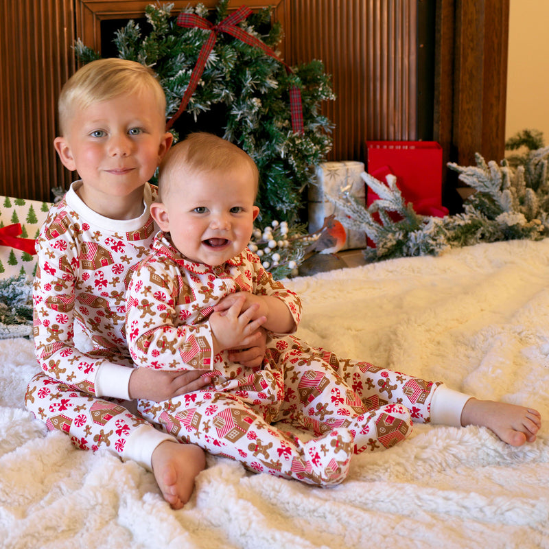 Red Gingerbread Babygro