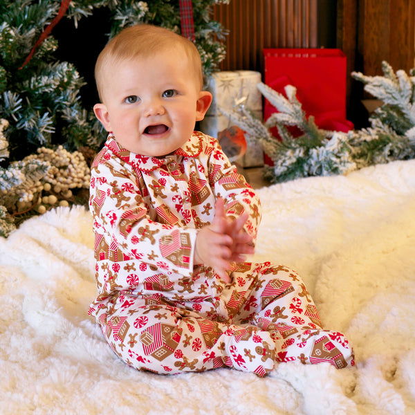 Red Gingerbread Babygro