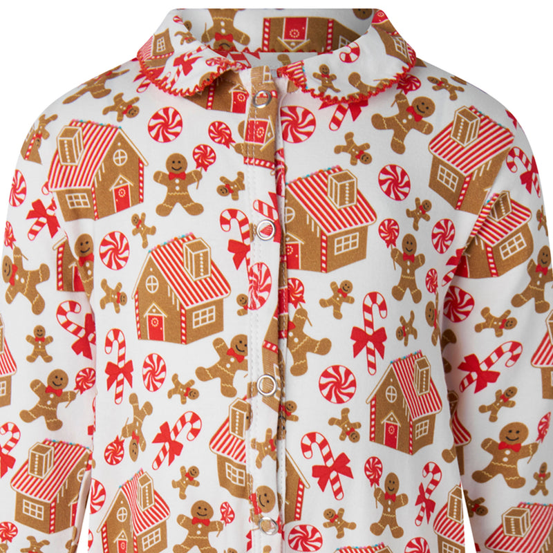 Red Gingerbread Babygro